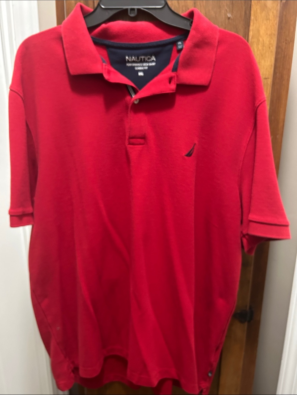Nautica XXL Men’s Red Polo with Sail Logo